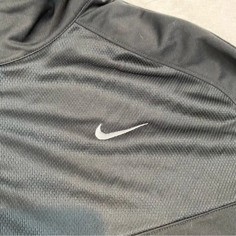 Mens Nike Black Lightweight Full‎ Zip Jacket Windbreaker XXL